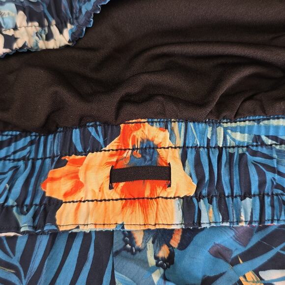 Mens Sz 3X Floral Tropical Floral Beachy Pool Swim Trunks Xersion - Picture 4 of 9